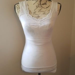 Yummie tummy lace tank